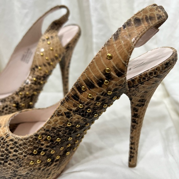 Zi Giny Animal Print Platform Amazingly Stunning And Sexy. WOW Beautiful! Size 9 - Picture 12 of 16
